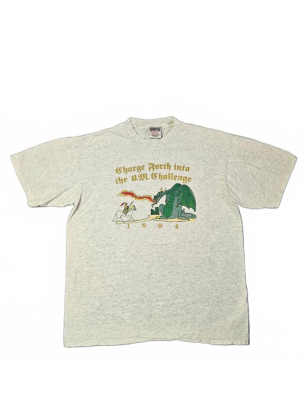 Y2K DM Challenge 1994 Vintage Graphic Tee Large D&D Dungeon Master Single Stitch